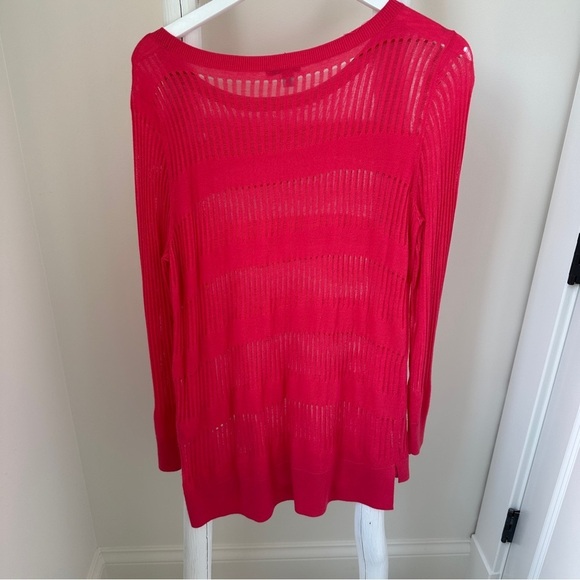 Halogen Watermelon Lightweight Knit Tunic Sweater - Picture 2 of 10